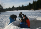 Week-end igloo éclaireurs et pionniers 2016